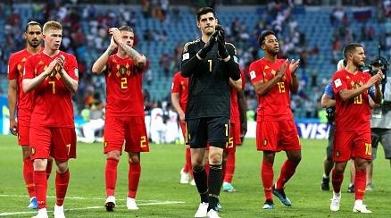 Foto: Francois Nel/Getty Images - De Bruyne e Courtois estão junto na Seleção Belga