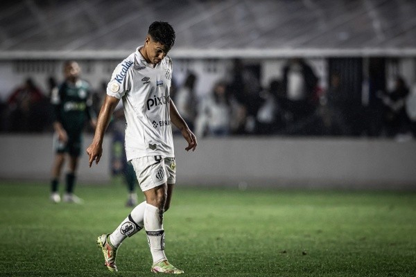 Agif/Raul Baretta – Marcos Leonardo pode ser vendido pelo Santos