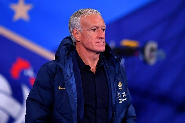 PARIS, FRANCE - SEPTEMBER 22: Didier Deschamps, Head Coach of France looks on prior to the UEFA Nations League League A Group 1 match between France and Austria at  on September 22, 2022 in Paris, France. (Photo by Aurelien Meunier/Getty Images)