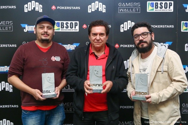 Pódio Turbo KO (Foto: Rafael Terra/BSOP)