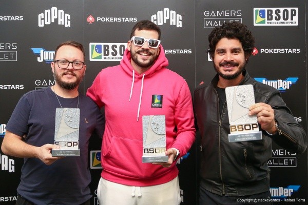 Pódio Turbo Ko (Foto: Rafael Terra/BSOP)