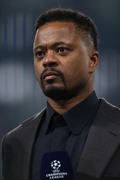 Jonathan Moscrop/Getty Images – Patrice Evra, ex-jogador do Manchester United, hoje comentarista esportivo