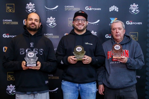 Pódio High Roller (Foto: Rafael Terra/WSOP Brazil)