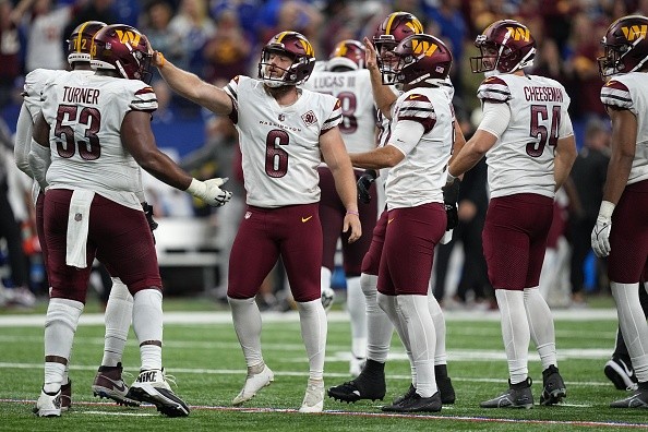 Commanders disputa a AFC Leste da NFL. Créditos: Dylan Buell/Getty Images