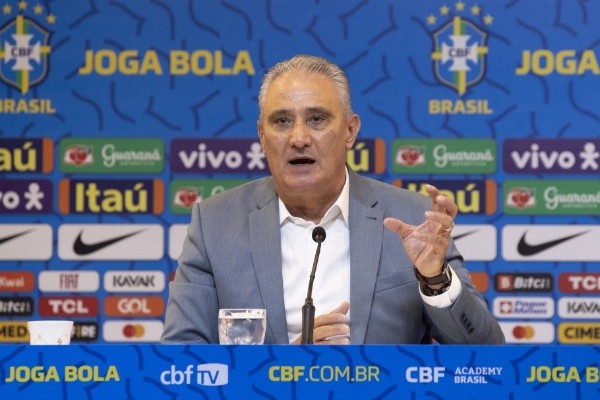 Lucas Figueiredo/CBF/ Tite convocando os 26 jogadores para disputar a Copa do Mundo. 