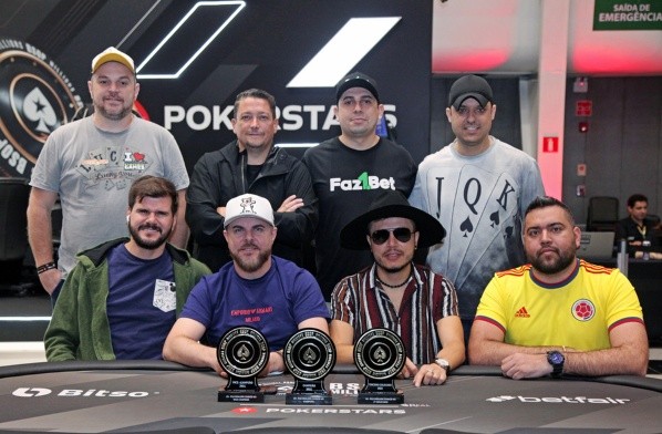 Pódio do PLO Dealers Choice (Foto: Luis Bertazini/BSOP)