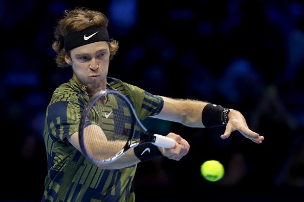 Rublev tem chances de chegar à semi de maneira inédita. Créditos: Matthew Stockman/Getty Images