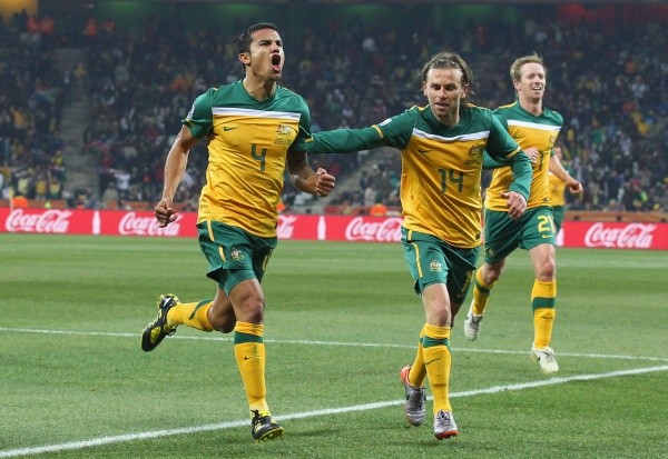 Photo by Robert Cianflone/Getty Images - Seleção Australiana no confronto contra a Sérvia em 2010 Photo by Robert Cianflone/Getty Images - Seleção Australiana no confronto contra a Sérvia em 2010