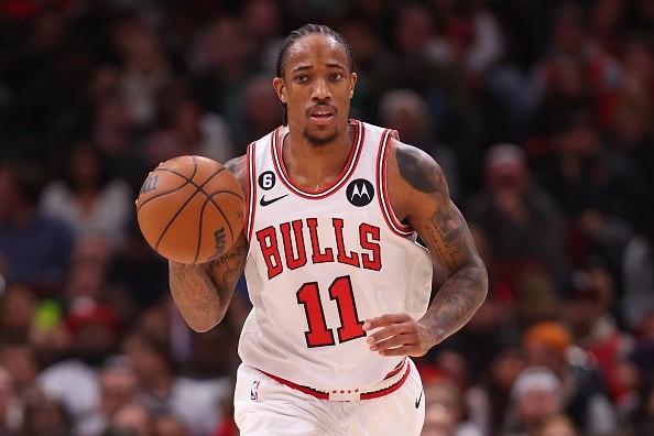 DeRozan lidera o Bulls em mais uma temporada.     Créditos: Michael Reaves/Getty Images