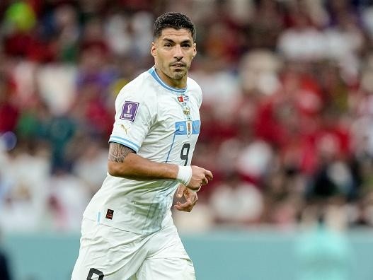 Mohammad Karamali/DeFodi Images via Getty Images – Luis Suárez atuando pela seleção uruguaia na Copa do Mundo do Catar