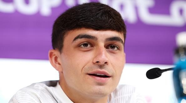 Foto: Alexander Hassenstein/Getty images - Pedri concedeu entrevista coletiva nesta segunda-feira (5)