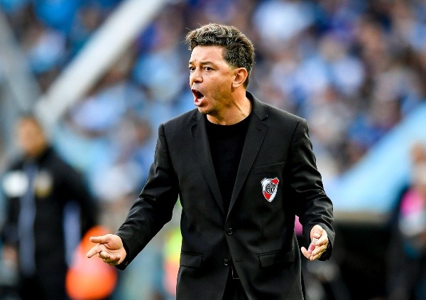 Getty Images/Marcelo Endelli – Marcelo Gallardo é pedido na torcida do Palmeiras