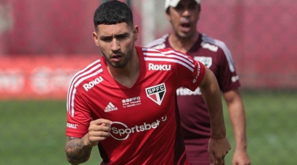 Nahuel Bustos deixou o São Paulo em 2022 - Foto: Site oficial do São Paulo