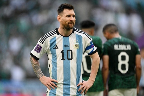 Photo by Matthias Hangst/Getty Images - Argentina foi surpreendida na estreia da Copa do Mundo