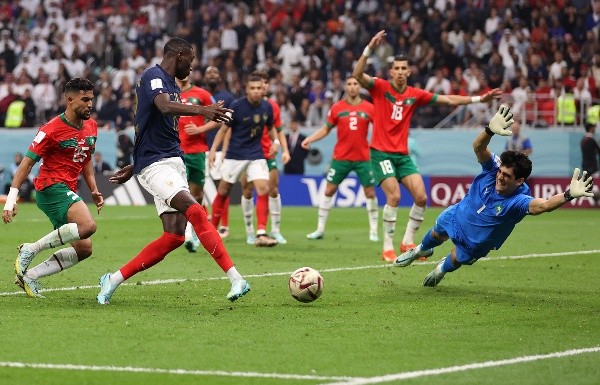 Photo by Julian Finney/Getty Images - Kolo Muani foi o autor do gol que garantiu a França na final da Copa do Mundo