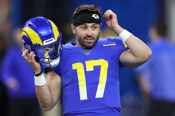 Baker Mayfield surpreendeu com o desempenho na estreia. Créditos: Sean M. Haffey/Getty Images