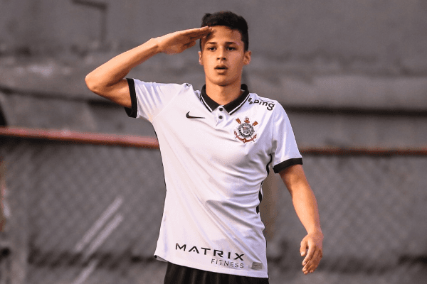 Matheus Araujo, meia do Corinthians - Foto: Divulgação/Corinthians