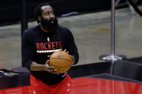 Harden saiu de Houston no começo de 2021.     Créditos: Carmen Mandato/Getty Images