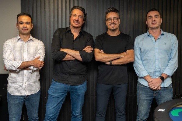 Alberoni Castro, igor “Federal” Trafane, Ueltom Lima e Leonardo Todasso (Foto: Divulgação/CBTH)