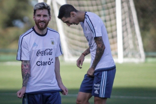 Foto: Thomas Santos/AGIF – Lionel Messi e Di Maria