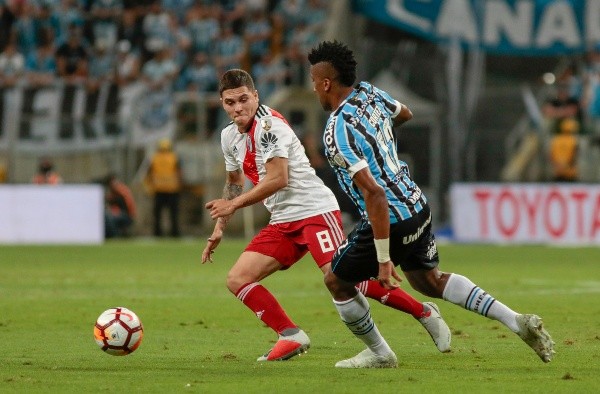 Foto: Jeferson Guareze/AGIF – Quintero defendeu o River até dezembro e agora está livre no mercado