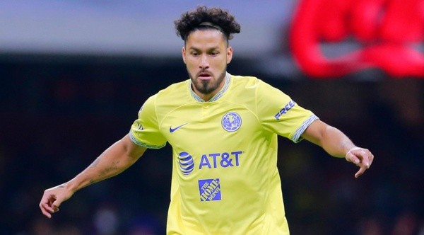 CIUDAD DE MEXICO, MEXICO - JULIO 13: Bruno Amilcar Valdez del America durante el juego de la jornada 3 del Torneo Apertura 2022 de la Liga BBVA MX en el Estadio Azteca el 13 de Julio de 2022 en Ciudad de Mexico, Mexico. (Foto: Mauricio Salas/JAM MEDIA)