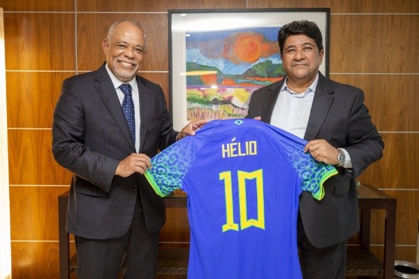 Foto: Leandro Lopes | Hélio Menezes e Presidente Ednaldo Rodrigues 