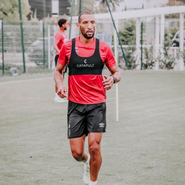O marroquino Abdelhamid explicou estratégia contra o trio do PSG. Reprodução/Instagram oficial de Reims