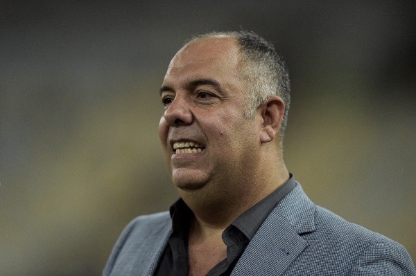 RJ - Rio de Janeiro - 30/03/2022 - CARIOCA 2022, FLAMENGO X FLUMINENSE - Marcos Braz dirigente do Flamengo durante partida contra o Fluminense no estadio Maracana pelo campeonato Carioca 2022. Foto: Thiago Ribeiro/AGIF