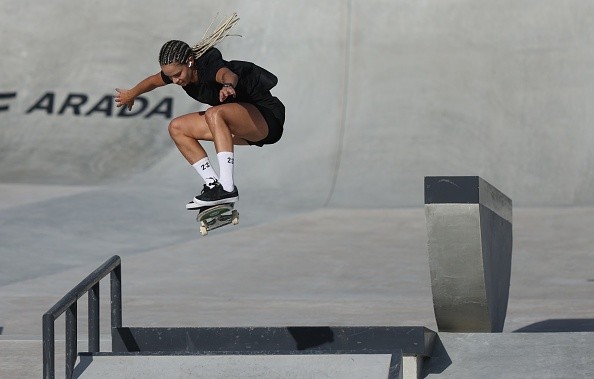 Gabi Mazetto chegou em 6º na final. Créditos: Francois Nel/Getty Images