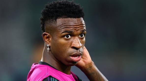 Foto:  Michael Steele/Getty Images - Vinícius Jr foi um dos destaques do Real Madrid na classificação para a decisão do Mundial de Clubes