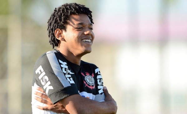 Romarinho. Treino do Corinthians no CT Joaquim Grava. 10 de Maio de 2013, Sao Paulo, Sao Paulo, Brasil. Foto: Mauro Horita/AGIF
