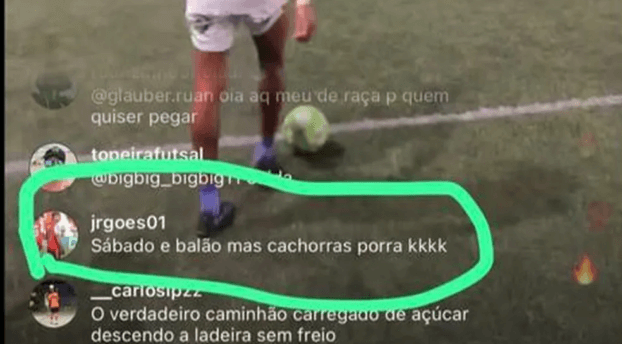 Reprodução/Instagram - Comentário apareceu em live