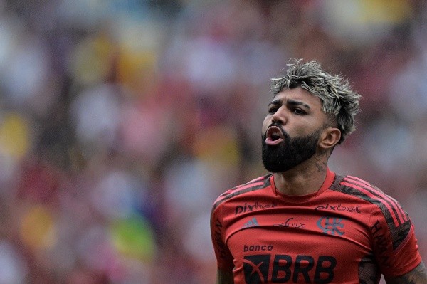 RJ - Rio de Janeiro - 02/04/2022 - CARIOCA 2022 FINAL, FLUMINENSE X FLAMENGO -Gabigol jogador do Flamengo durante aquecimento antes da partida contra o Fluminense no estadio Maracana pelo campeonato Carioca 2022. Foto: Thiago Ribeiro/AGIF