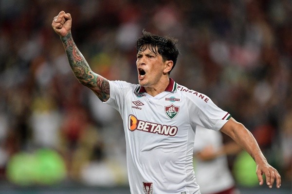 RJ - Rio de Janeiro - 08/03/2023 - CARIOCA 2023, FLAMENGO X FLUMINENSE - German Cano jogador do Fluminense durante partida contra o Flamengo no estadio Maracana pelo campeonato Carioca 2023. Foto: Thiago Ribeiro/AGIF