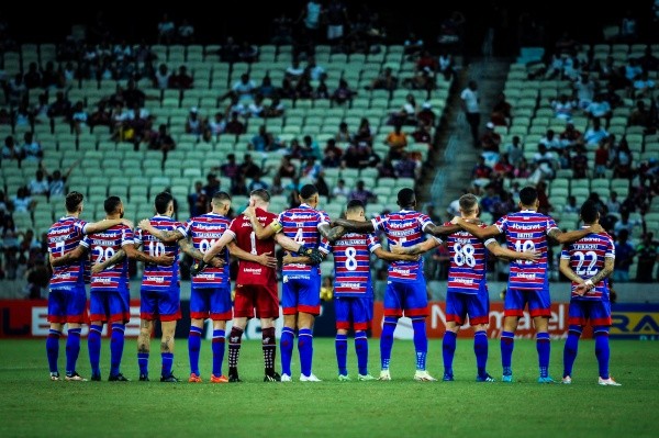 Foto: (Kely Pereira/AGIF) - O Fortaleza espera avançar tanto no Cearense, quanto na Libertadores Foto: (Kely Pereira/AGIF) - O Fortaleza espera avançar tanto no Cearense, quanto na Libertadores