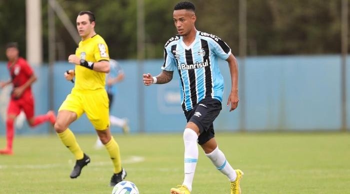 Foto: Rodrigo Fatturi / Grêmio / Divulgação - Kauan Kelvin: jovem não topou renovar com o Grêmio